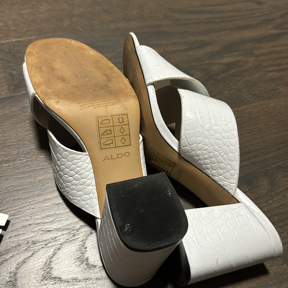 Aldo white kitten heel sandal - Picture 3 of 3